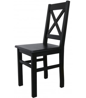 Krzesło drewniane czarne